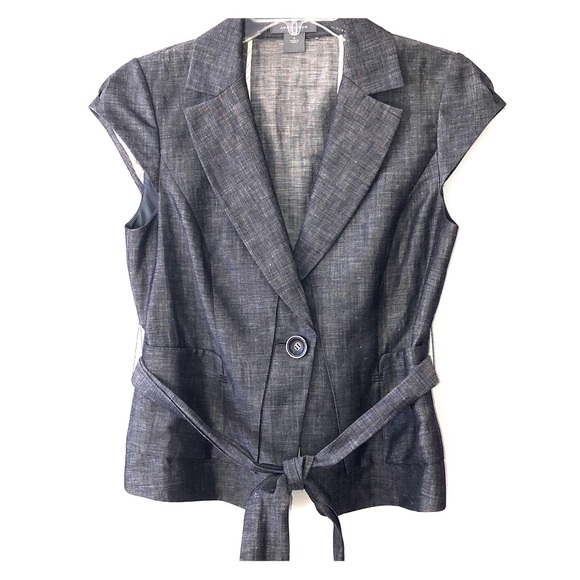 Ann Taylor Jackets & Blazers - Ann Taylor belted vest jacket with pockets